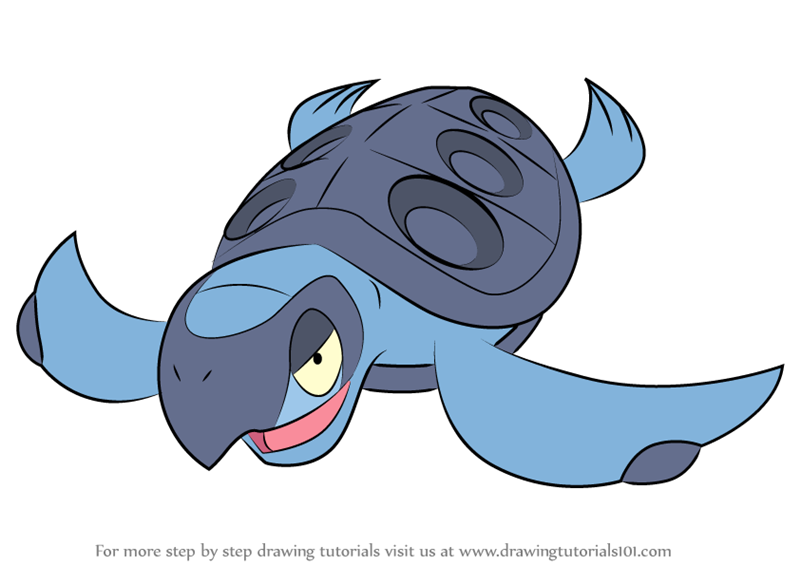800x565 Learn How To Draw Tirtouga From Pokemon