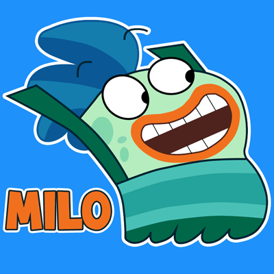 400x400 drawing milo from fish hooks archives