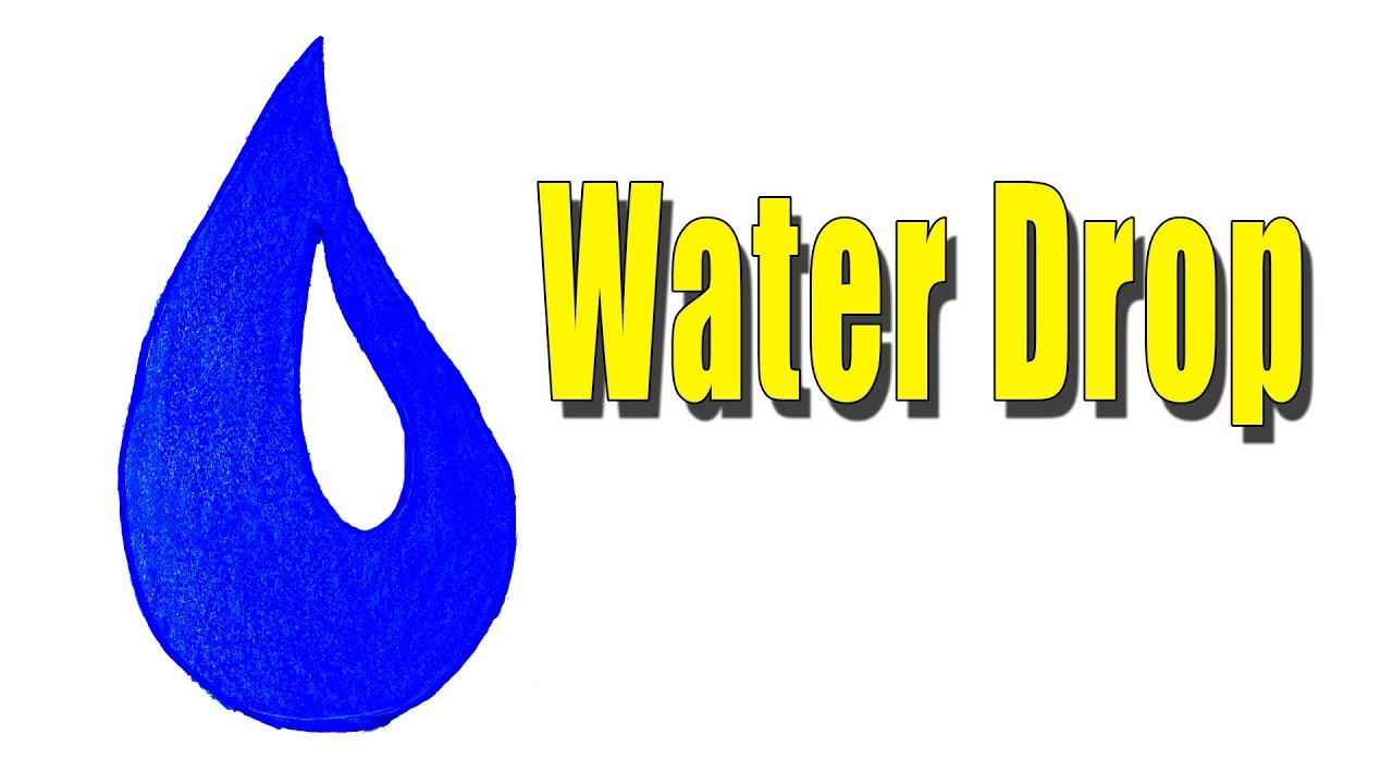 1280x720 How To Draw Water Drop Easy For Kids