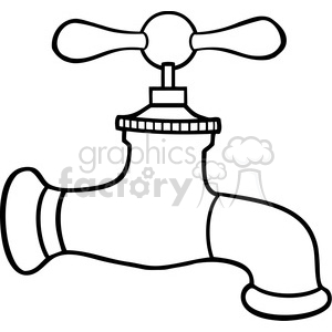 Water Faucet Drawing