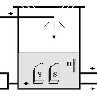 320x320 Schematic Diagram Of Model Recirculating Water System, Arrows