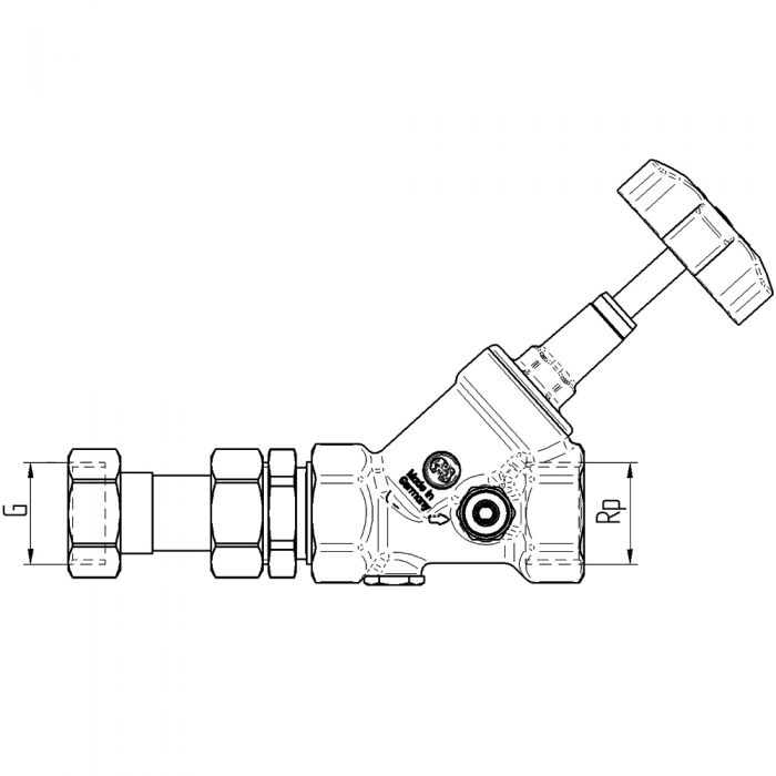 700x700 Water Meter Comb Free Flow Valve