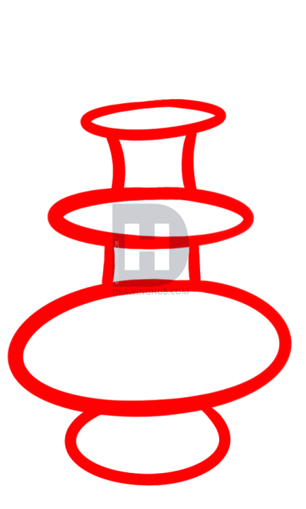 433x720 How To Draw A Fountain, Water Fountain, Step