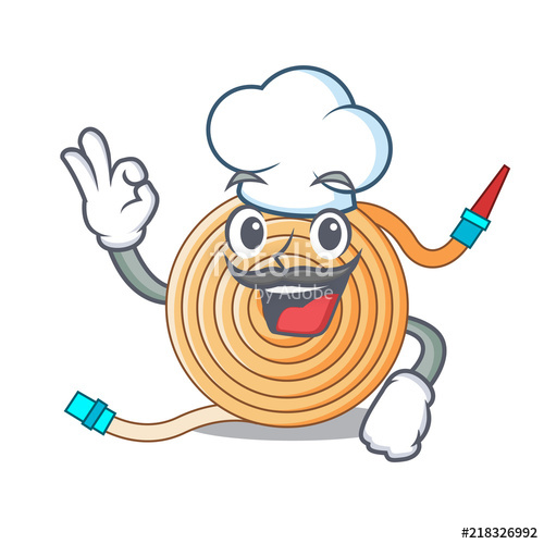 500x500 Chef Garden Water Hose Cartoon Stock Image And Royalty Free