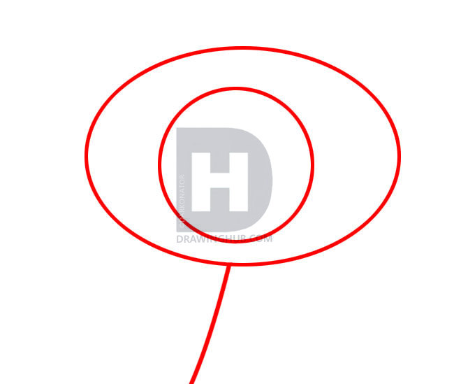 650x549 How To Draw A Water Lily, Step