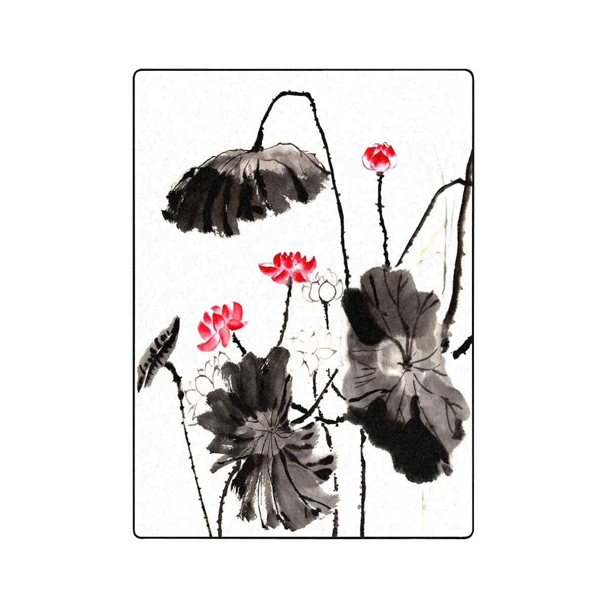 1200x1200 Interestprint Chinese Style Drawings Lotus,water Lily