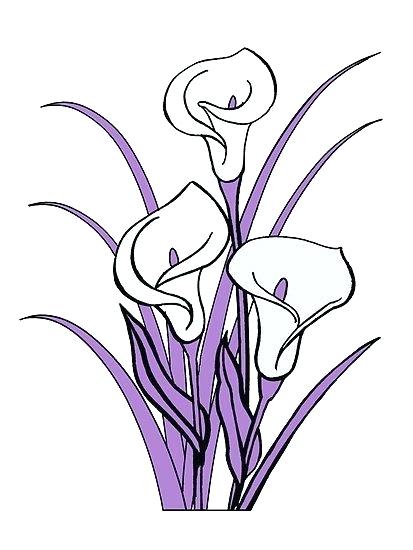 413x550 Drawings Of Lilies Running