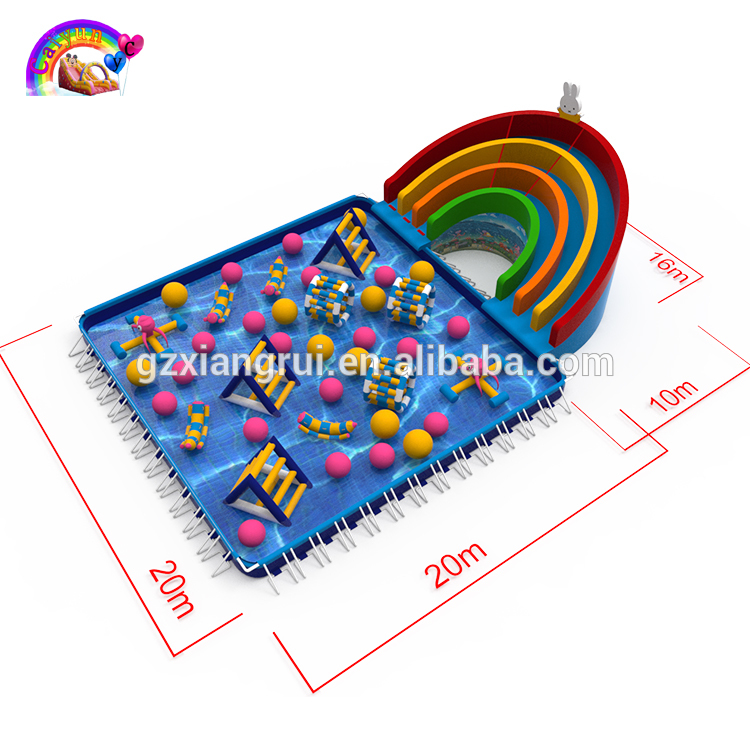 750x750 miffy cartoon theme sports game inflatable water toys inflatable