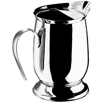 350x350 Mepra Bombata Water Pitcher With Ice Trap, Silver
