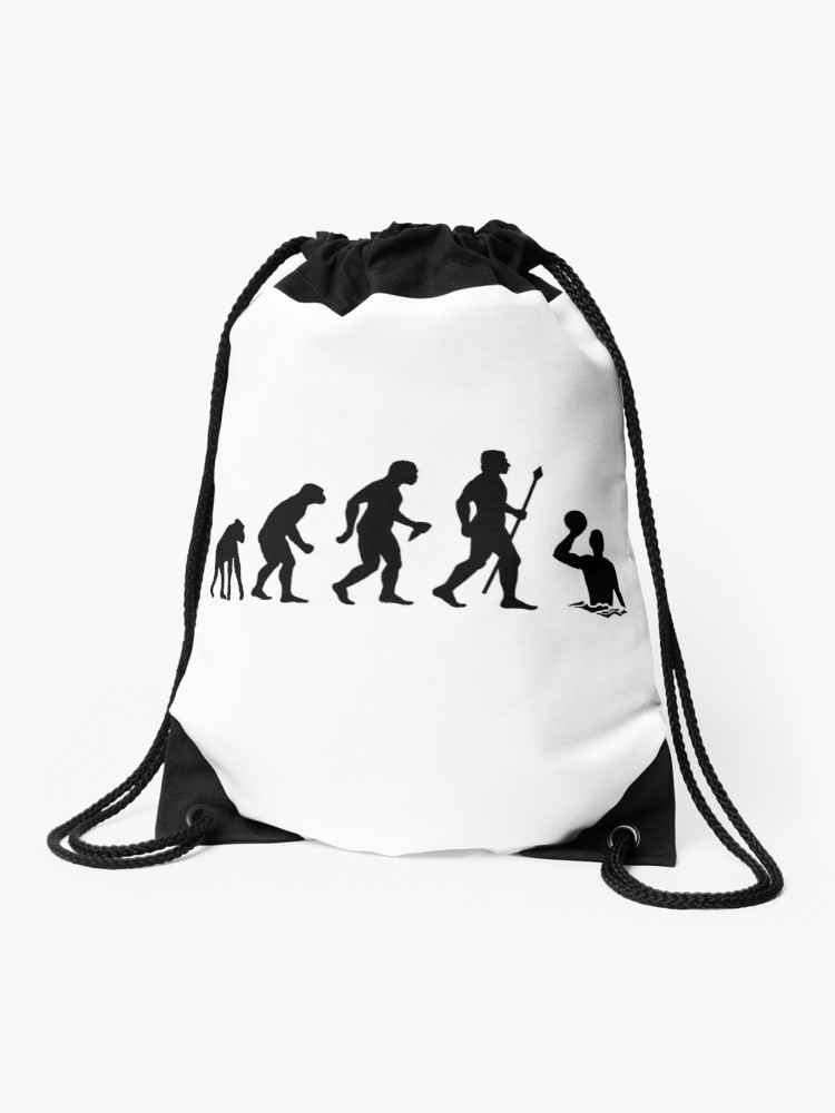750x1000 Water Polo Evolution T Shirt Drawstring Bag