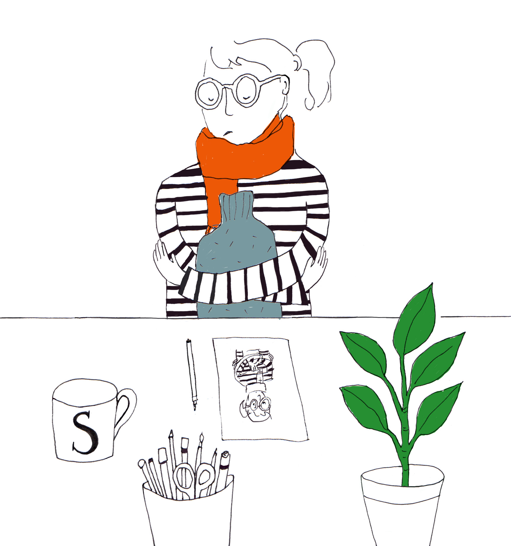 1726x1844 Self Reflection In Winter