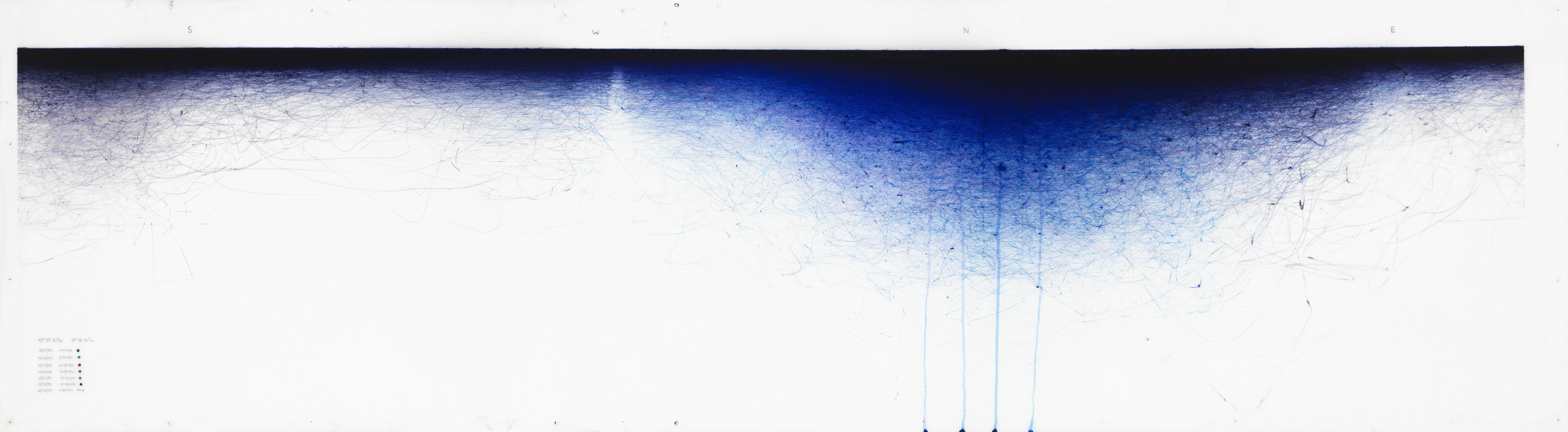 6669x1839 Wind Driven Drawing Cynthia Byrnes