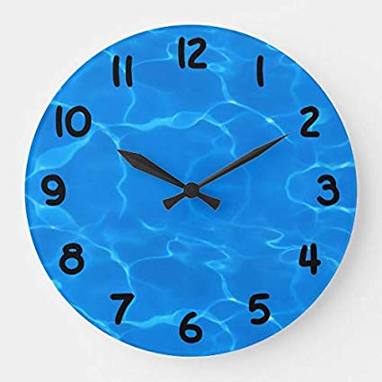 425x425 Water Ripples Pattern Wooden Decorative Round Wall