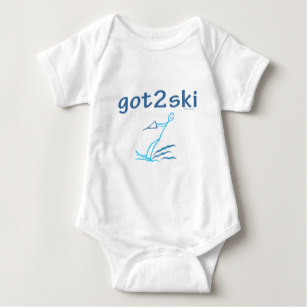 307x307 Water Ski Gear Baby Clothes Shoes Zazzle