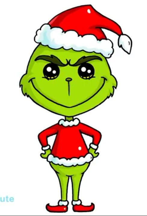 489x720 Grinch Filminden Yilbasini Sevmeyen Tatli Cizimli Tatli Karakter