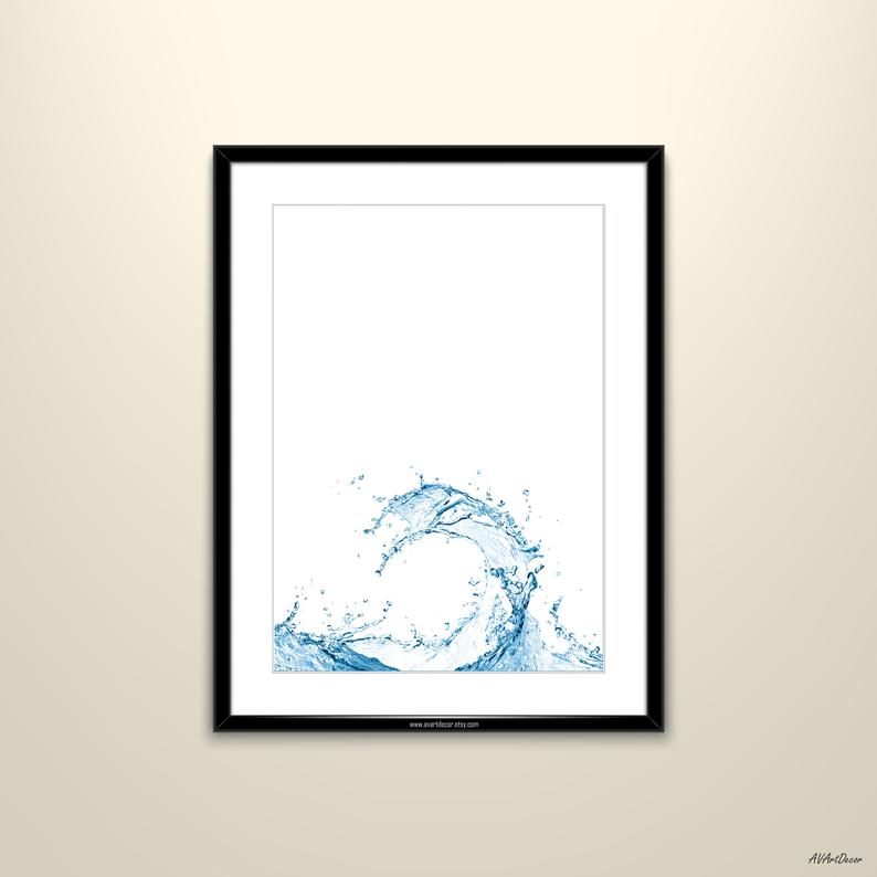 794x794 water splash art print art water wall art liquid printable etsy