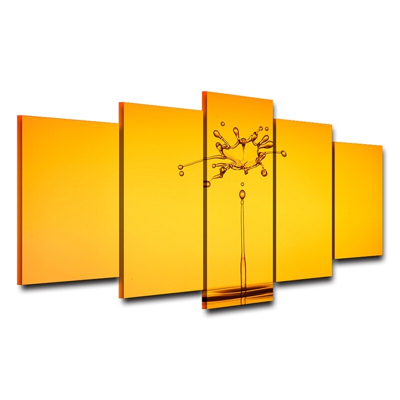 800x800 Water Drop Artistic Printed Drawing On Canvas Spray Oil Painting