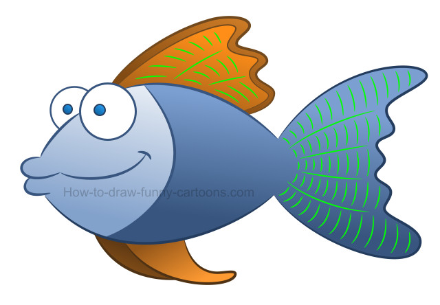 640x444 How To Create Fish Drawings