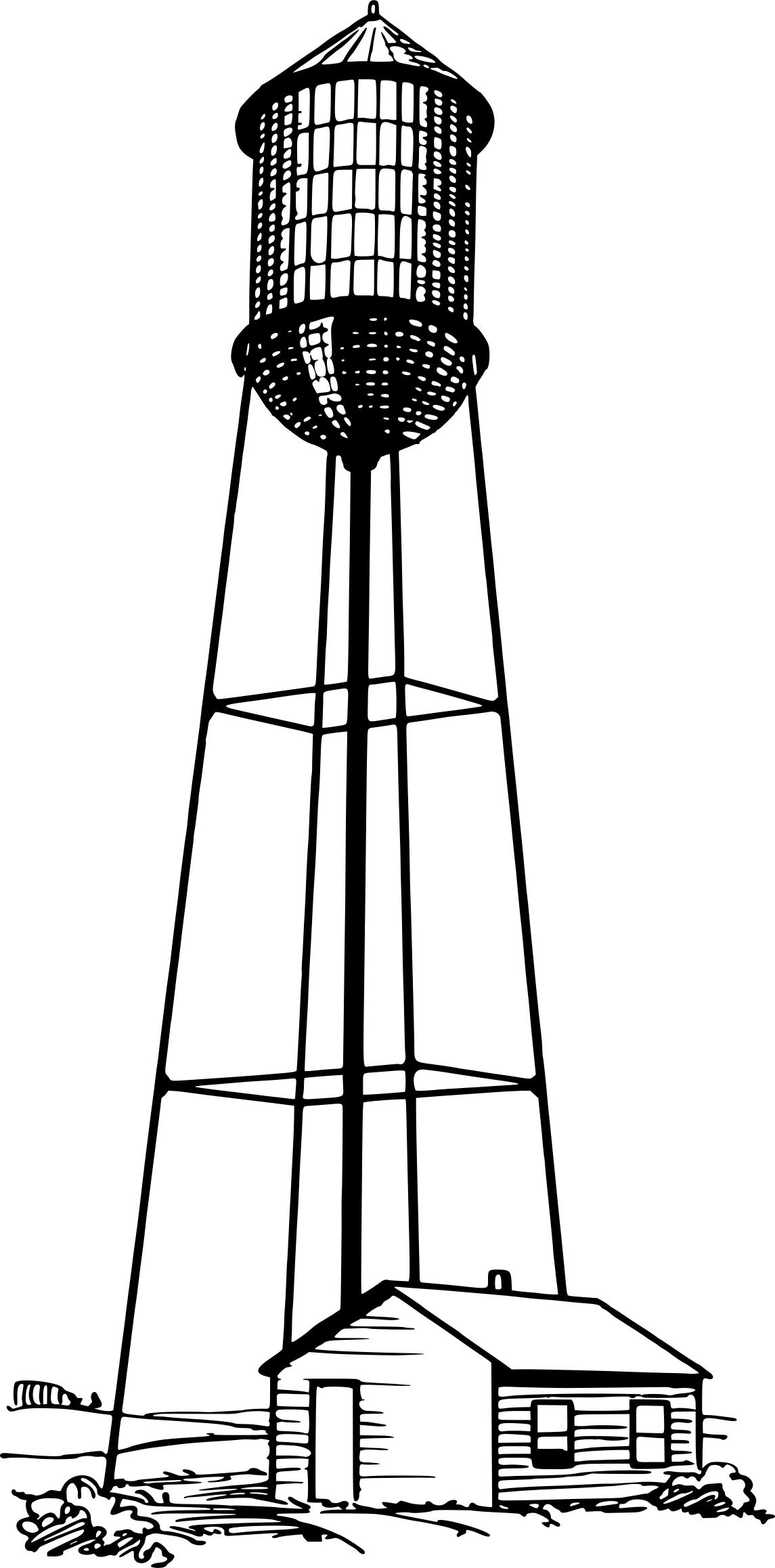 1145x2316 Water Tower Clipart