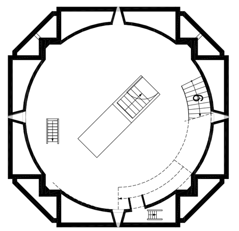 468x453 Zecc Architecten Transforms A Water Tower Into An Observation Point