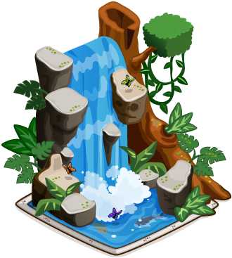 330x367 Collection Of Free Waterfall Drawing Paradise Download On Ui Ex