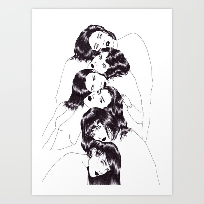 700x700 Waterfall Art Print