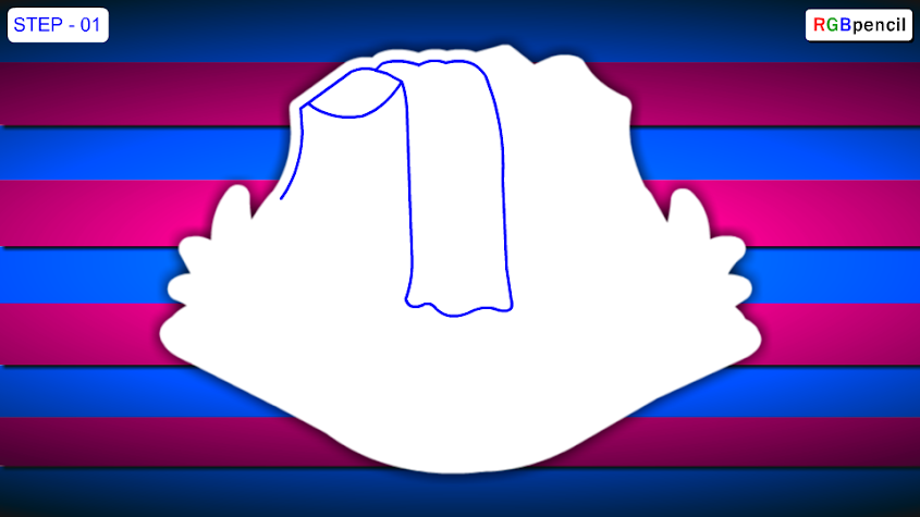 845x475 how to draw waterfall for kids draw waterfall step