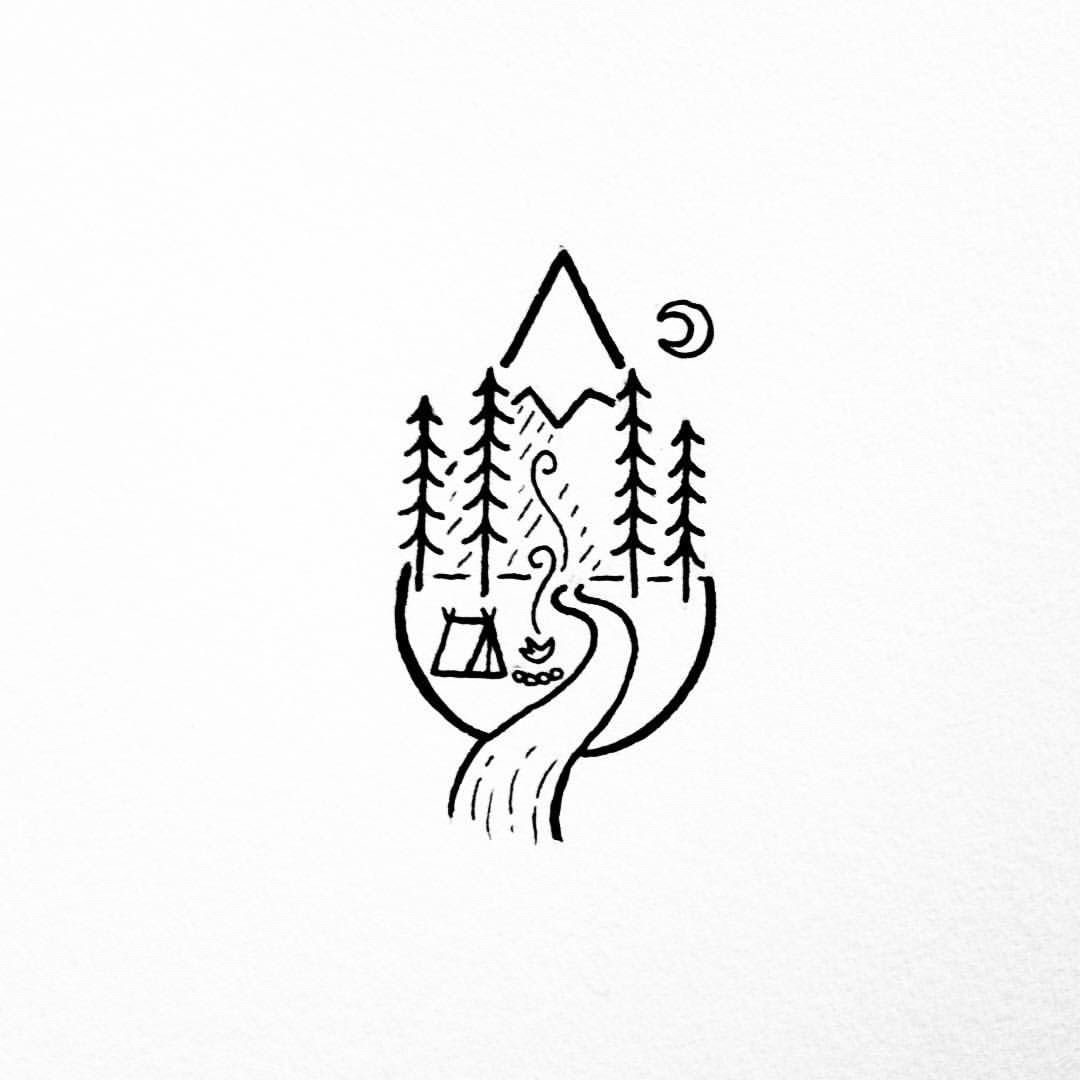 1080x1080 Tattoos Dibujo Minimalista