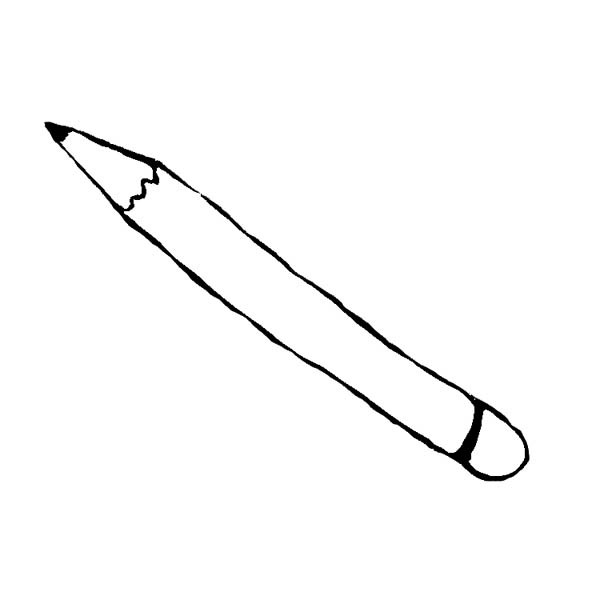 600x600 How To Draw A Pencil Letter Alimy Us