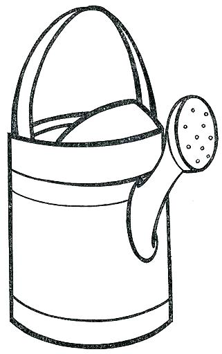 321x512 Watering Can Coloring
