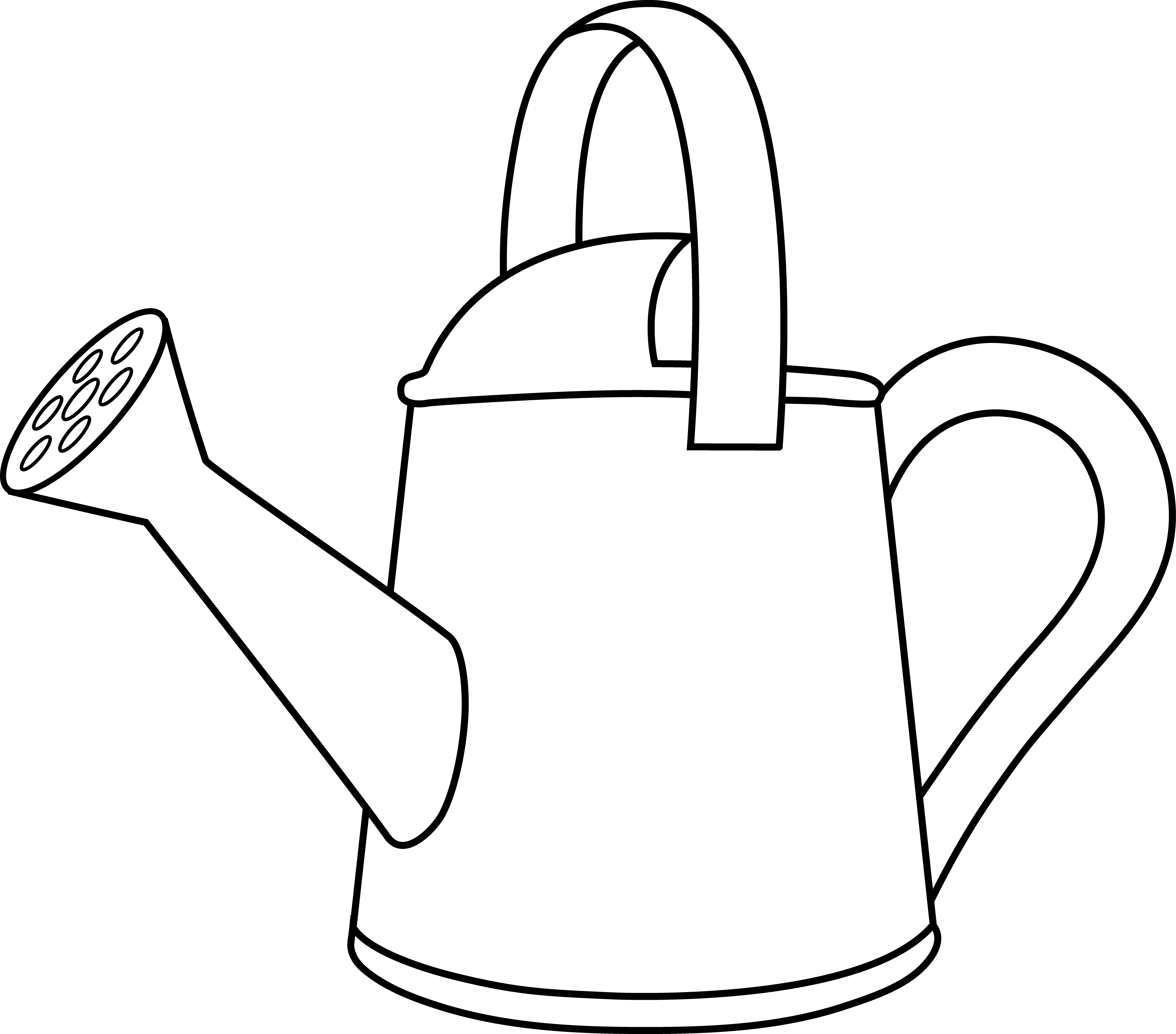 5610x4934 watering can lineart to color in cricut and canning, color