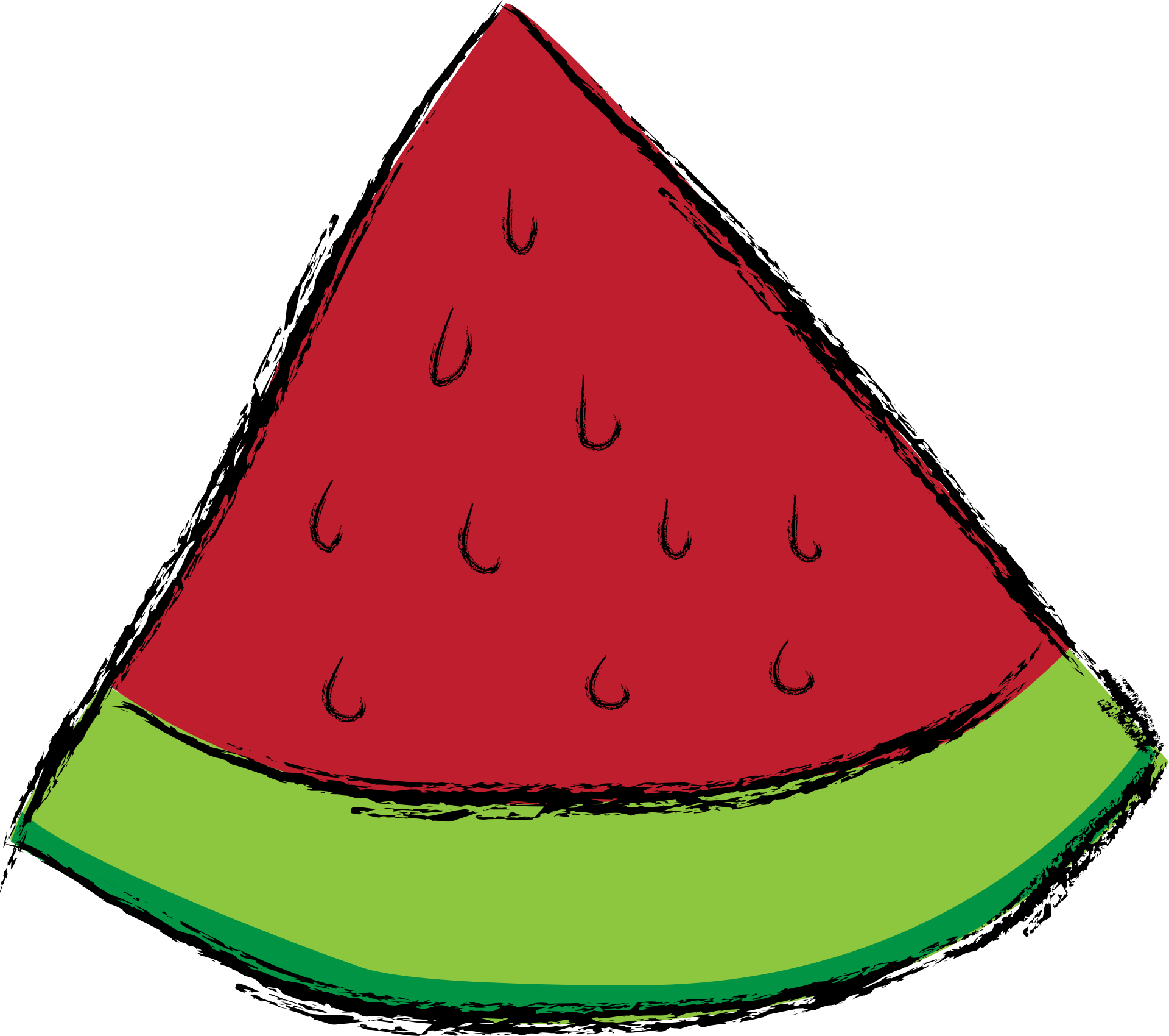 1920x1700 Piece Of Watermelon Drawing Free Image