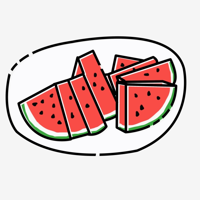 640x640 watermelon small object hot summer cool and cute object hand