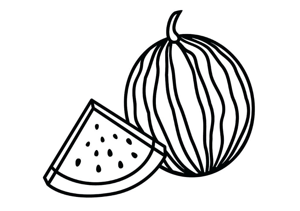 1024x720 How To Draw A Watermelon