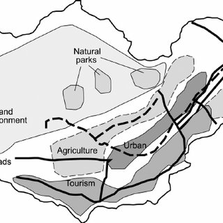 320x320 Schematised Version Of A Map Of The Guadelent N Watershed