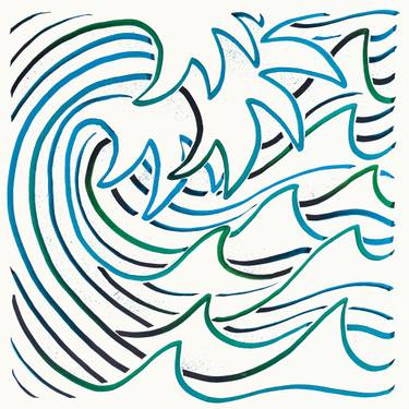 375x375 Sharkies Wave Break Ii Drawing