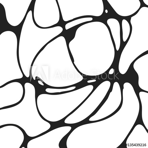 500x500 Neirographic Pattern Wave Line Hand Drawn Backgraund Graphic