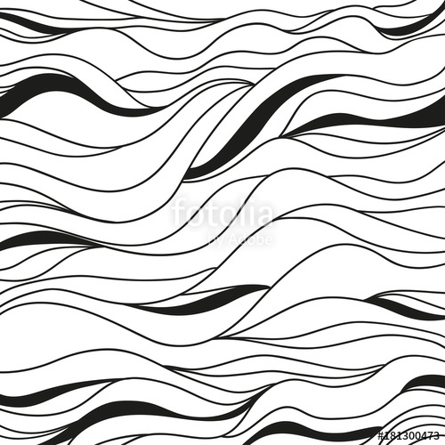 500x500 Background Hand Drawn Lines Hair Texture Monochrome Wave