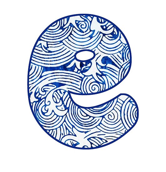 532x550 E Wave Pattern Posters