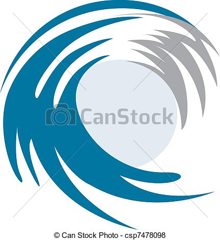 432x470 Wave Drawing Clipart