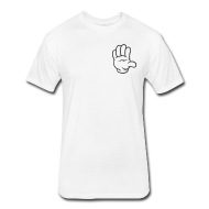 190x190 Waving Hand Unisex Poly Cotton T Shirt Spreadshirt