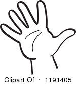 150x169 Clipart Waving Hand Collection