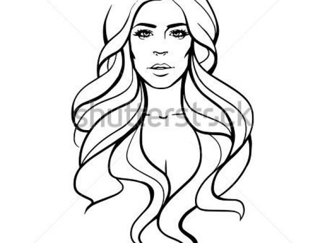 640x480 Curly Clipart Wavy Hair