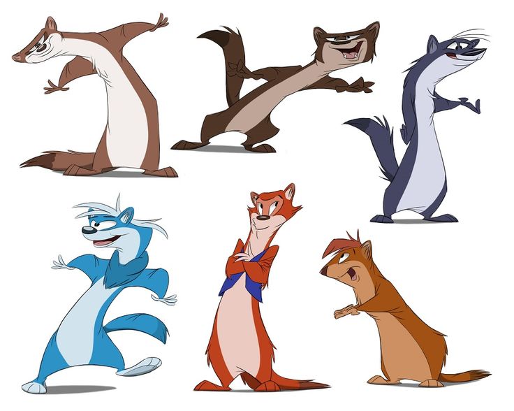 736x588 Weasel Cartoon Drawing