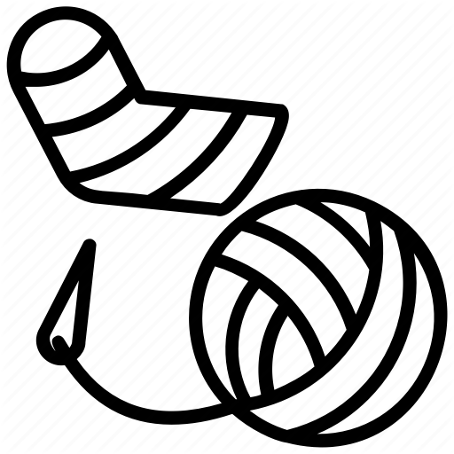 512x512 crochet, knitting, knitting socks, weaving, wool ball, yarn ball icon