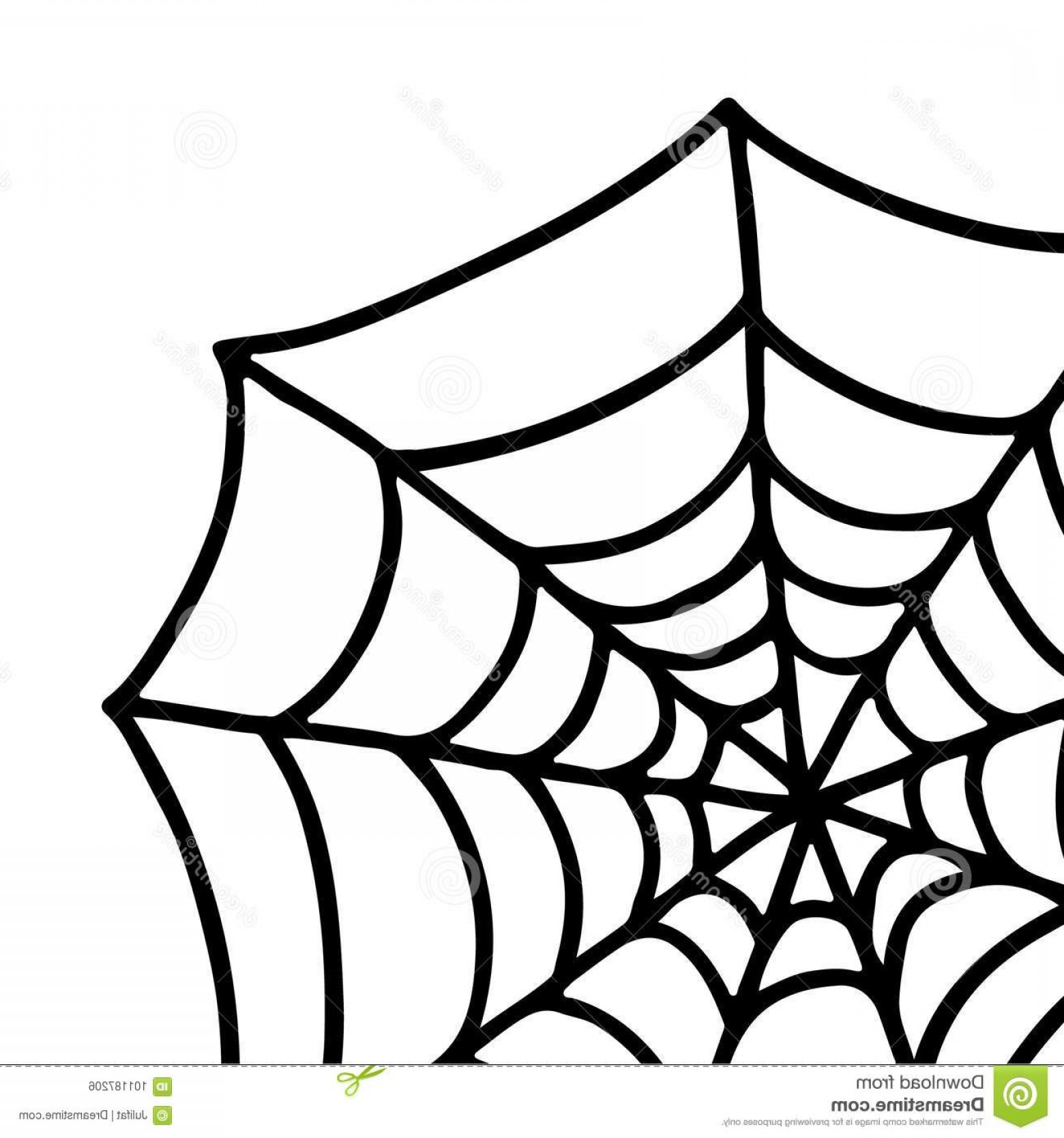 1560x1668 Hand Drawn Spider Web Vector Abstract Isolated Drawing