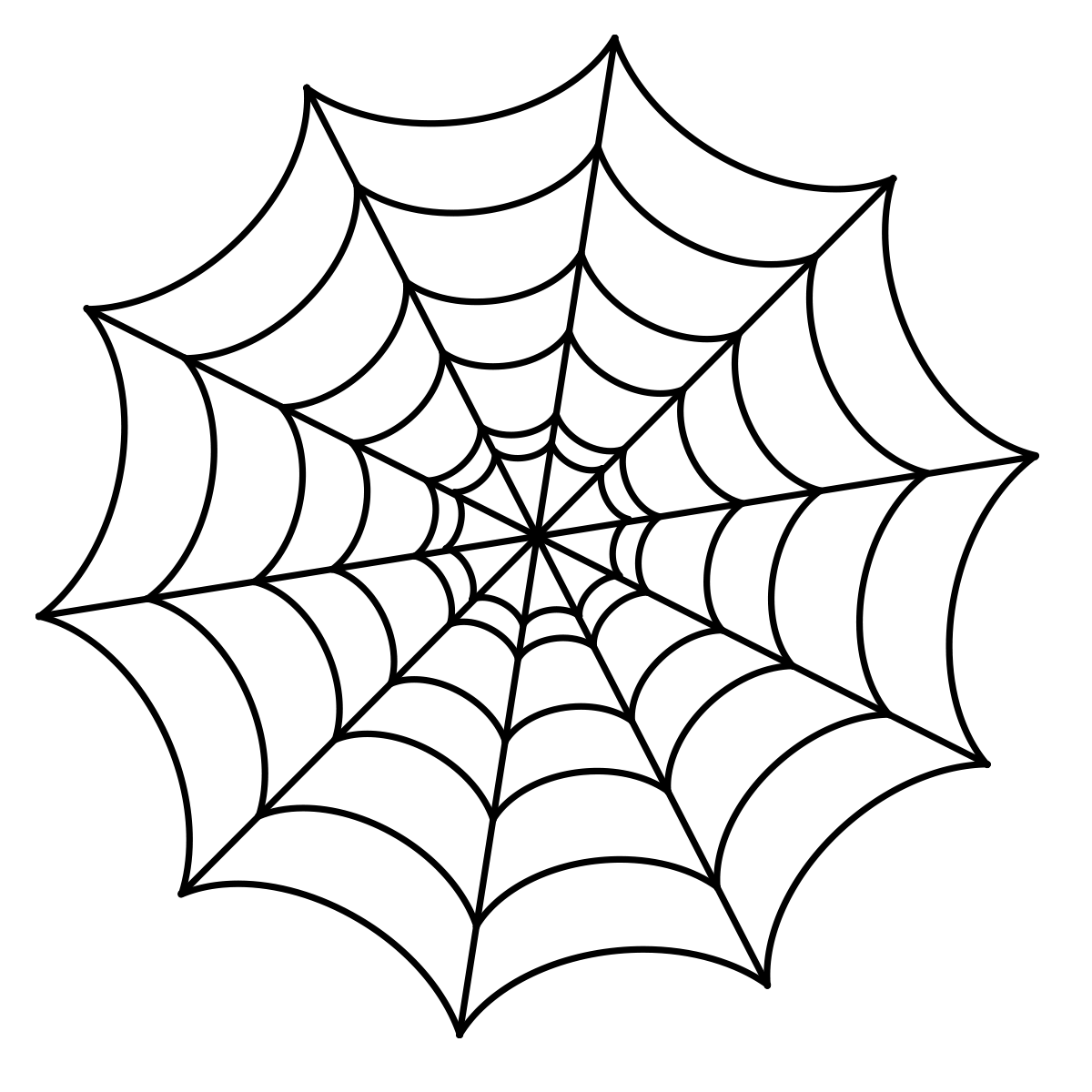 1200x1200 Spider Clipart Web Drawing, Spider Web Drawing Transparent Free