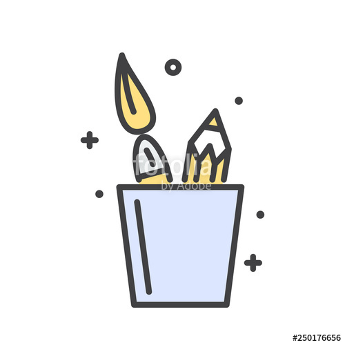 500x500 Designer Tool Line Icon On White Background For Graphic And Web