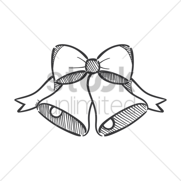 600x600 Wedding Bells Vector Image