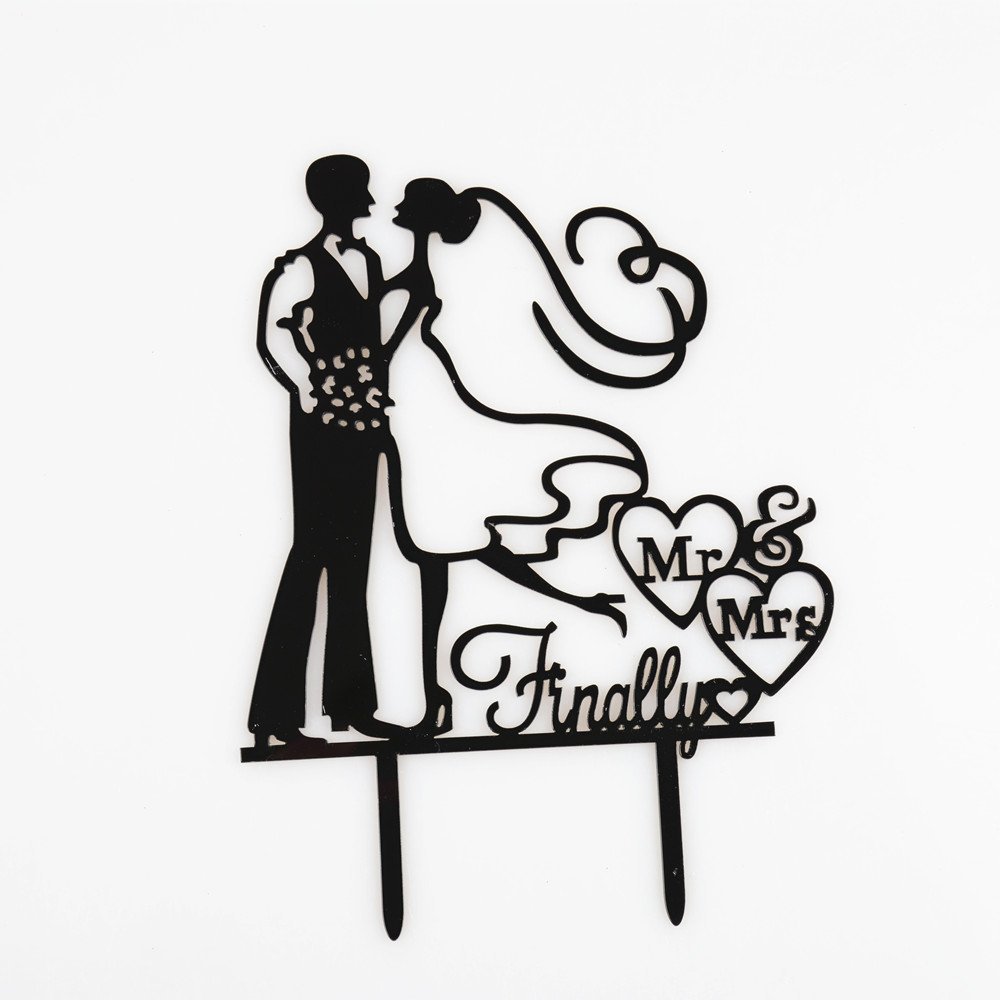 1000x1000 finally mr mrs wedding cake topper wedding cake decorations